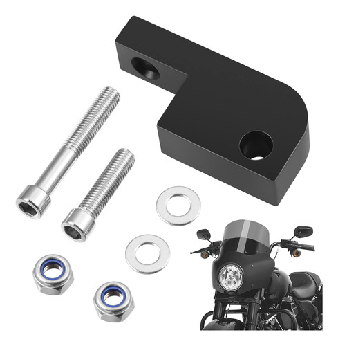 Bloque De Extensión De Faros Delanteros De Motocicleta Compa