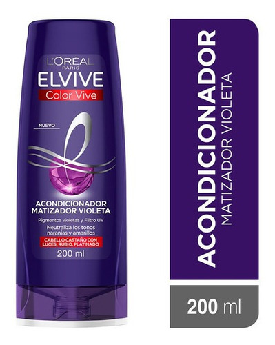Acondicionador Elvive Color Vive Purple 200 Ml