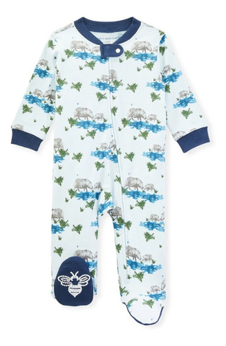 Pijama Enterizo  Happy Hippos  Burt's Bees Baby