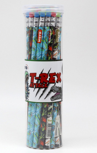 30 Lapices Grafito Lápiz Negro Fantansia Souvenir Wero T-rex We4076