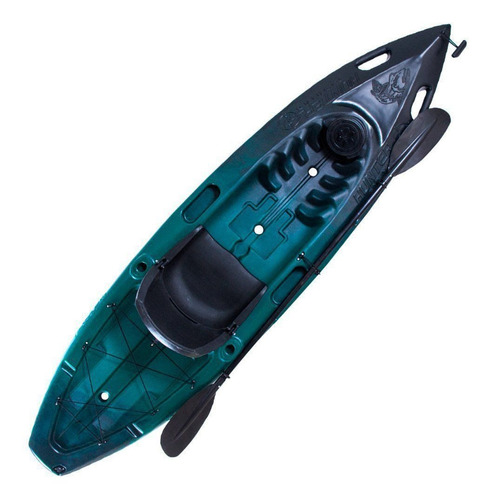 Caiaque De Pesca Hunter Fishing Brudden - Verde Com Preto