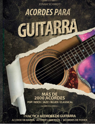 Libro: Acordes Para Guitarra - Más De 2000 Acordes - Pop Roc