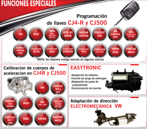 Scanner Automotriz Cj500 Escaner Injectronic Osciloscopio