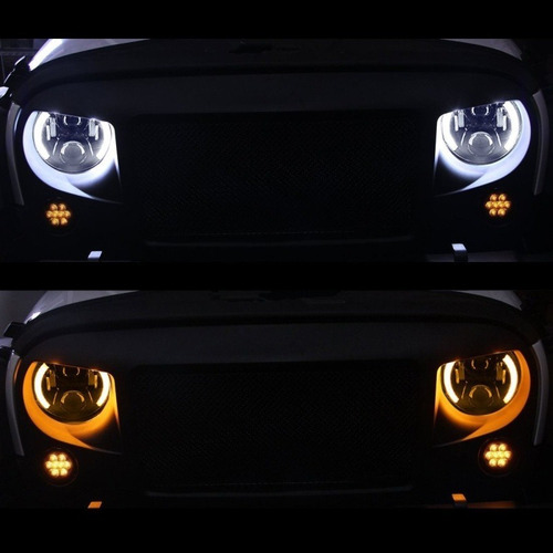 ¡ 7 Pulgadas Led Faro Faro De La Motocicleta Faro Fuera
