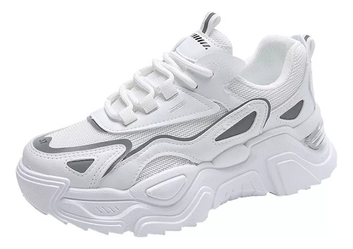 Air Zapatos Dama Mujer Confort Urbano Blancos O Negros