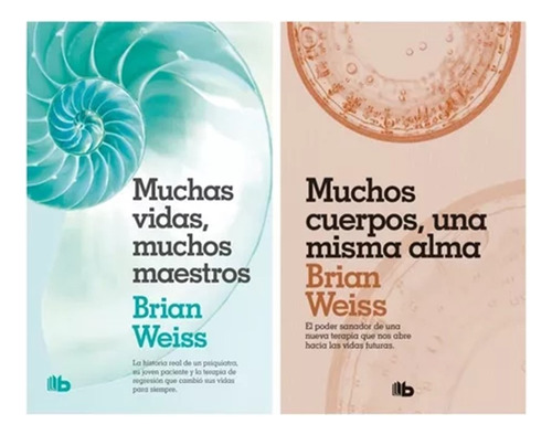 2 Libros Bolsillo - Muchas Vidas + Muchos Cuerpos - Weiss - 