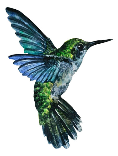 O Un Colibrí Decorado Con Un Diamante Bordado Para Bricolaje