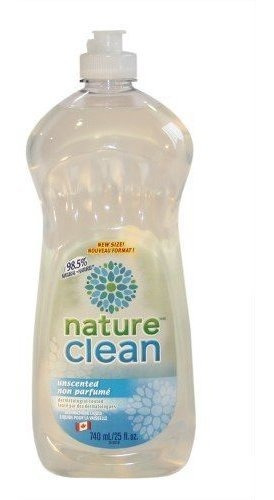 Detergente Líquido Sin Perfume -740ml Marca: Nature Clean - 