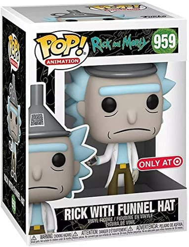 Funko Pop Animation Rick Morty Embudo Hat Target