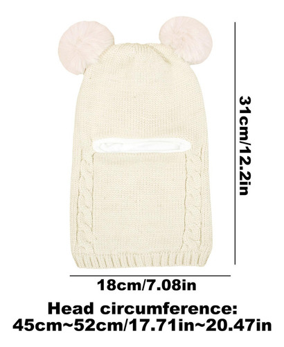 Gorro Y Calentador De Cuello De Invierno Para Niños Pequeños