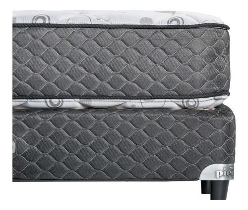 Sommier Piero Regno 1 plaza 190x80cm gris