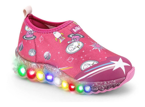 Zapatillas Led Luces Bibi 23/33 Art 1079178 Prende Al Pisar