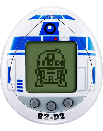 Star Wars R2- D2 Holograma Tamagotchi Blanco 4 Cm 2021 