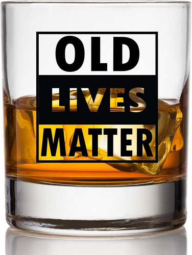 Old Lives Matter - Vaso Escocés Para Whisky, 11 Onzas, Diver