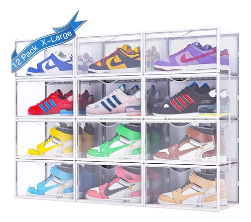 Cajas de Zapatos, 12 Cajas de Almacenamiento de Zapatos de