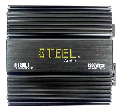 Amplificador Steel Audio 1 Canal 1200w Max Power S1200.1