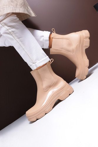 Botas De Lluvia Mujer Urbanas Livianas Cómodas Caña Baja
