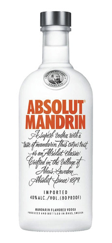 Vodka Absolut Mandarin 700 Ml 