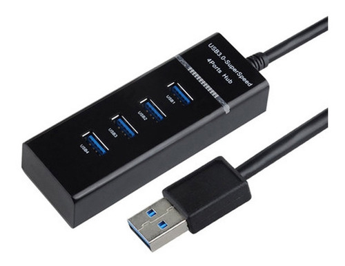 Hub Usb 3.0 4 Puertos De Alta Velocidad Con Indicador Led