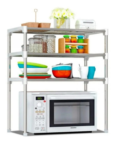 Estante Organizador Rack Multiuso Cocina Organizador 3 Nivel