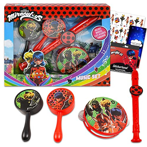 Zagtoon Milagroso Ladybug Música Juguetes Conjunto Wxlke