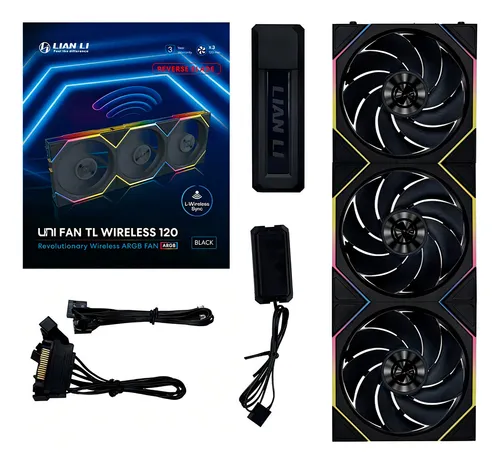 Fan Gamer Lian Li Uni Fan Tl Wireless Reverse Pto 3x120mm Led Argb