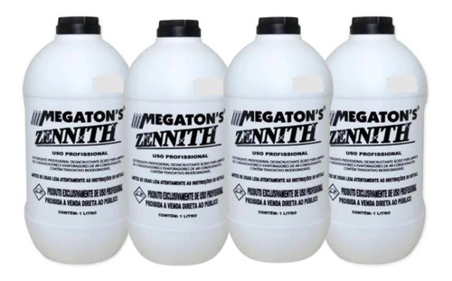 Detergente Limpeza Ar Condicionado Serpentina Zenith C/4