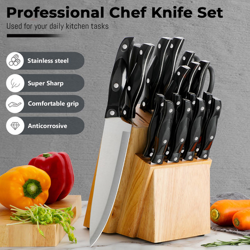 Juego De Cuchillos De Cocina Con Bloque Juego De Cuchillos