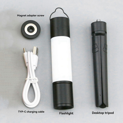 Linterna Telescópica Led A2outdoor Para Acampar Con Tuercas.