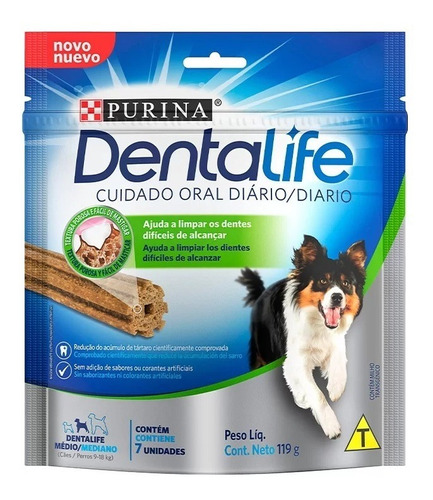 Snacks Para Perro Dentalife Purina Raza Mediana 7un