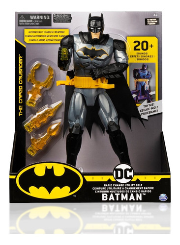 Dc Batman Con Cinturon 30 Cm Tcc