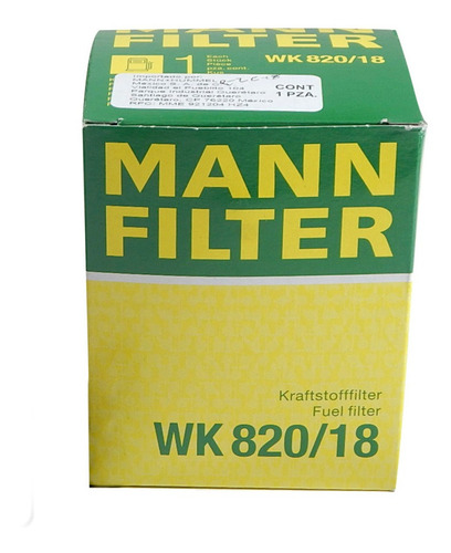 Filtro Gasolina Sprinter 2 906 2.1 Diesel 2011 11 Wk820/18