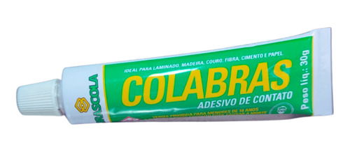 Kit 6 Adesivo Contato Sapateiro Tenis Colabras 30g Brascola