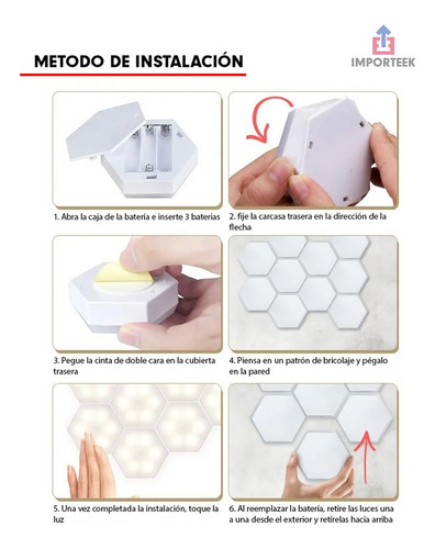 . Lamparas Luces Decorativas Led Pared Techo Modular +