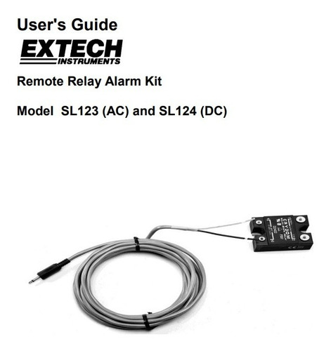 Modulo De Alarma Salida Relevador Ca Cable 3m Extech Sl123