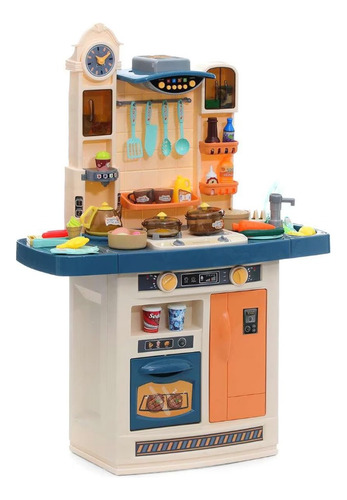 Cocina Cocinita Infantil Luz, Sonido Y Agua 54 Piezas