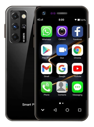 Teléfono Inteligente Android Barato N5 3.0 Pulgadas Negro Ra