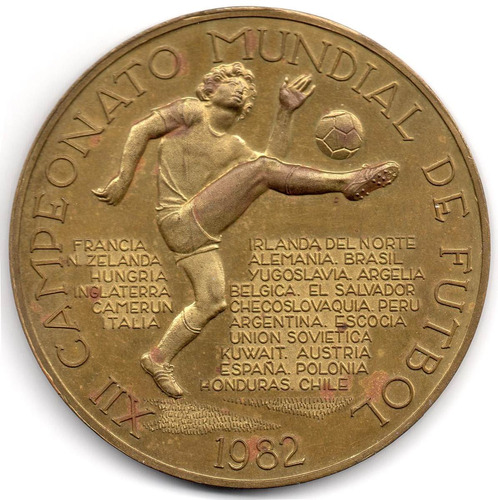 Medalla Campeonato Mundial De Fútbol España 1982