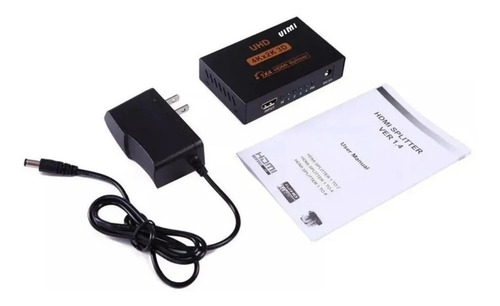 Imagen 4 de 4 de Splitter Hdmi 1x2 Divisor De Señal Amplificador 2k,4k,3d