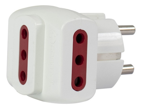 Adaptador .tctes.3x3l A Ficha Schuko Conatel