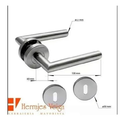 Cerradura De Baño Kallay 505 Mas Traba Y Manija Toshi Oferta