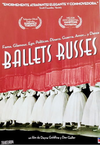 Película Ballets Russes Dvd Nuevo Original 