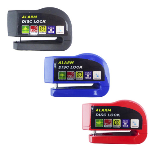 Candado Para Freno Disco Con Alarma Mod.wr71 U-know