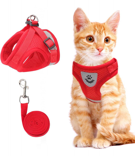 Arnes De Chaleco Para Gatos Y Perro Pequeño Para Caminar Arn