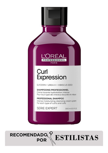 Shampoo L'oréal Professionnel Serie Expert Curl Expression Rizos En Botella De 300ml Por 1 Unidad