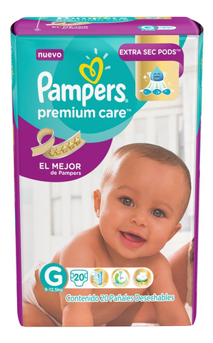 Pañal Pampers Premium Care G 20 Unidades / Superstore