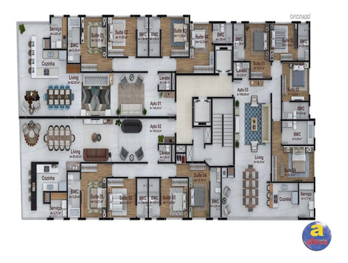 Imagem 14 de 19 de Apartamento De Luxo Frente Mar Na Meia Praia - Imobiliária África - Itapema/sc - Ap00270 - 69362496