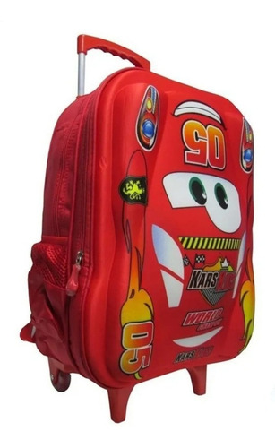 Mochila Escolar Rodinha Carros Reforçada 3d Alto Relevo Nova