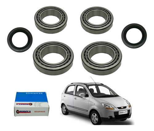 Kit Rodamiento Trasero Para Chevrolet Spark 2 Ruedas 1.0 800