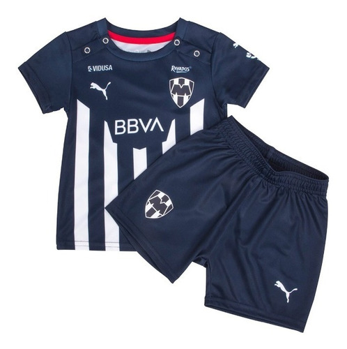 Kit Conjunto Puma De Rayados De Monterrey Para Niños 